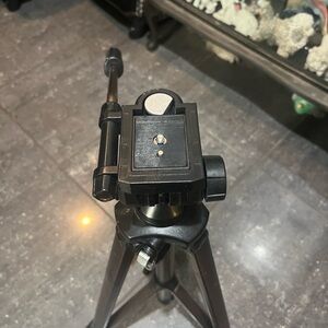 Black Camera Tripod